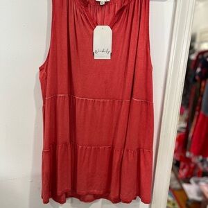 Wonderly plus top orange
Viscose XXL F-6